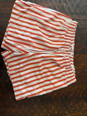 PacSun White & Red Striped Men’s Hybrid Shorts